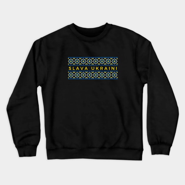 SLAVA UKRAINI Crewneck Sweatshirt by DoggoLove